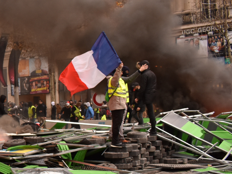 The strike... a French-style protest!